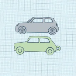Mini cooper NEW design keychain