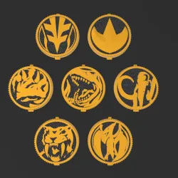MMPR Power Coins for Lightning Collection Morpher