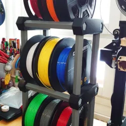 Modular filament spool rack