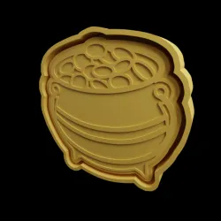 mold for silicone gold cauldron