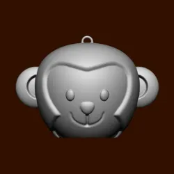 MONKEY KEYRING