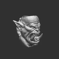 mug Orc head