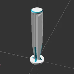 OpenSCAD syringe plunger