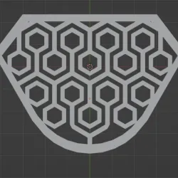 ORTHODONTIC BASE HEXAGON PATTERN