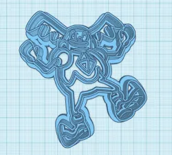 Pokemon: Galarian Mr. Mime Cookie Cutter