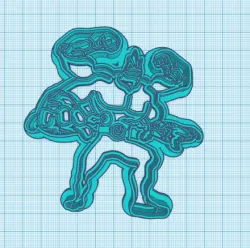 Pokemon: Gigantamax Machamp Cookie Cutter