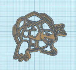 Pokemon: Golem Cookie Cutter