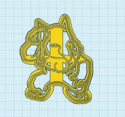 Pokemon: Hypno Cookie Cutter