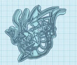Pokemon: Mega Gyarados Cookie Cutter