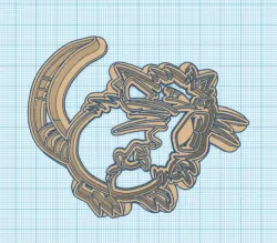 Pokemon: Raticate Cookie Cutter