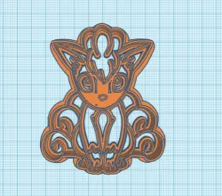 Pokemon: Vulpix Cookie Cutter