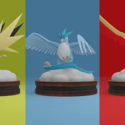 POKEMON ZAPDOS - ARTICUNO - MOLTRES