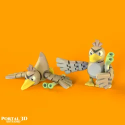 Pokémon Farfetch'd articulated/articulated /FLEXI