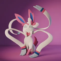 Pokémon Sylveon 3D Print