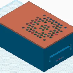 Raspberry Pi 3 case for ventila pi4
