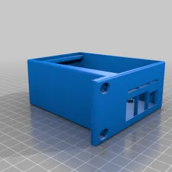 Raspberry Pi 4 Rack mount remix