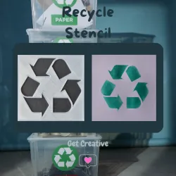 Recycle Stencil