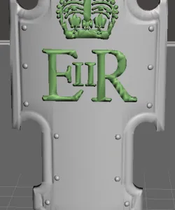 Relic Shield Elizabeth Regina II