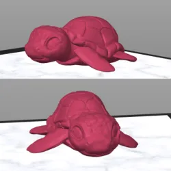 Sea Turtle Model Statue Decor