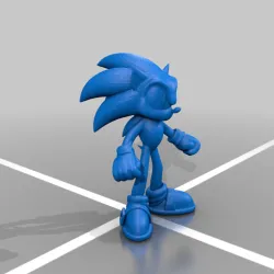 Sonic the hedgehog fanart figure