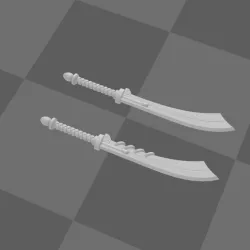 Space Mongolian big sword