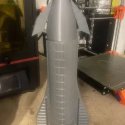 Space X model rocket