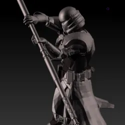 Star wars purge trooper (electric staff)