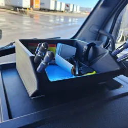 truck dashboard organizer for commercial vehicles