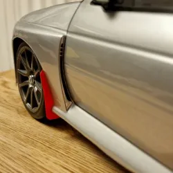 Universal RC mud flaps for offroad & touring cars - 3D-printed accessories