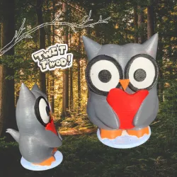 Valentines owl