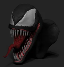 venom head wall decoration movie game
