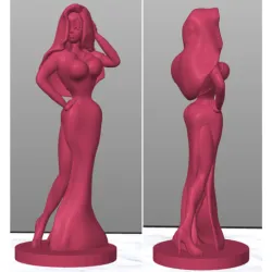 Vintage Lounge Singer Woman Jessica Rabbit Fan Art
