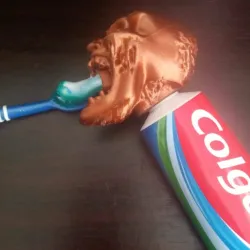 WARRIOR HEAD TOOTHPASTE TOPPER