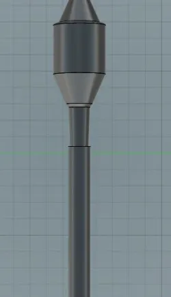 Ww2 German Panzerschrek rocket ammunition 3D
