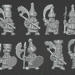Zonk Chaos Dwarf Warriors