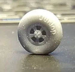 1/72 Hawker Hurricane 5 spoke wheel, weighted for Arma, Airfix etc kits.