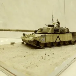 1/72 Reactive Armour and small details Challenger 1 tank Op Granby (Gulf War) for 1/72 Revell Kit
