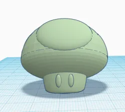 1 up shroom (keychain)