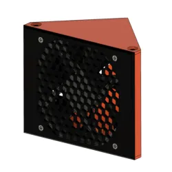 120mm Fan Mount for the Universal 3D Printer Enclosure by 3D Sourcerer