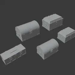 28mm scale Fantasy Chest Set