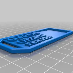 3-D printing filament label and sample