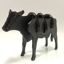 3D Cow Animal sculpture/toy