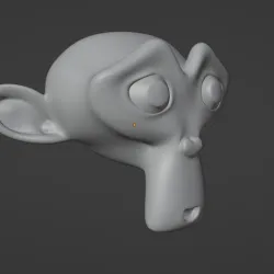 3D MONKEY HEAD