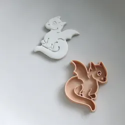 3D Printed Baby Dragon Cookie Cutter, .STL Design for 3D Printers - Baking Adventure & Unique Treats