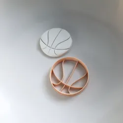 3D Printed Basketball Cookie Cutter, .STL Design for 3D Printers - Baking Adventure & Unique Treats