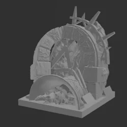 40x40 Skaven bell ratman filler