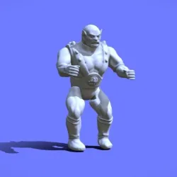 80s THUNDERCATS PANTHRO FIGURE - 3D SCAN
