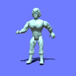 80s THUNDERCATS TYGRA FIGURE - 3D SCAN