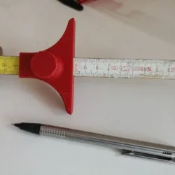 Adjustable Stop for Folding Rule