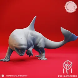 Aggravated Akhlut (Land) - Tabletop Miniature (Pre-Supported)
